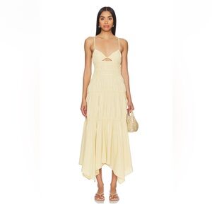 Revolve x SNDYS Tahlia Dress in Yellow